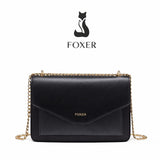 Bolsa Feminina Transversal Pequena Preta Foxer Modelo Arvelle Black