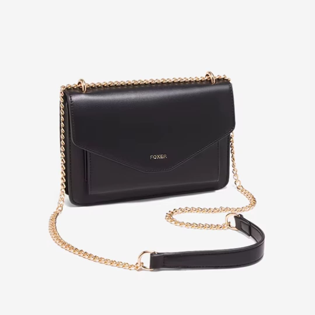 Bolsa feminina preta elegante modelo Arvelle Black