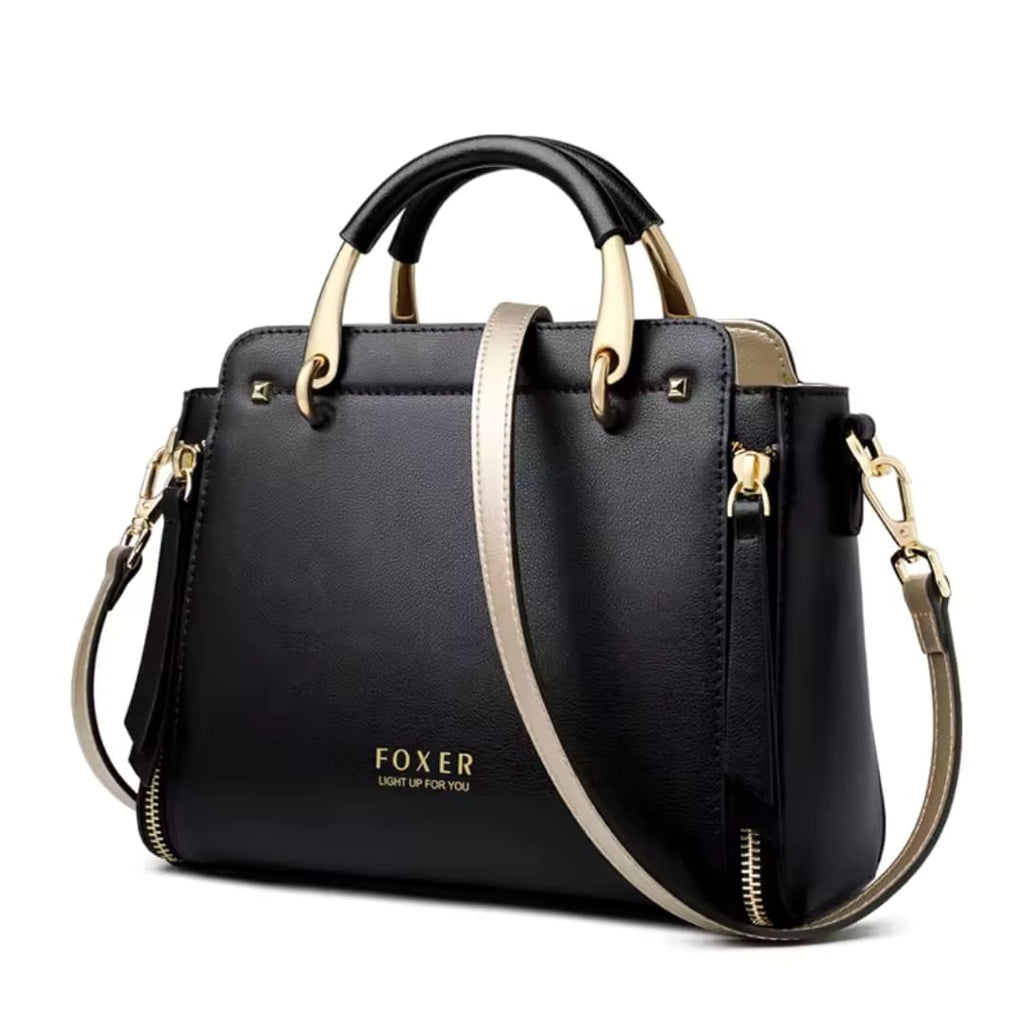 Bolsa Feminina  Média Foxer Modelo FoxerPrestige Cabas Black