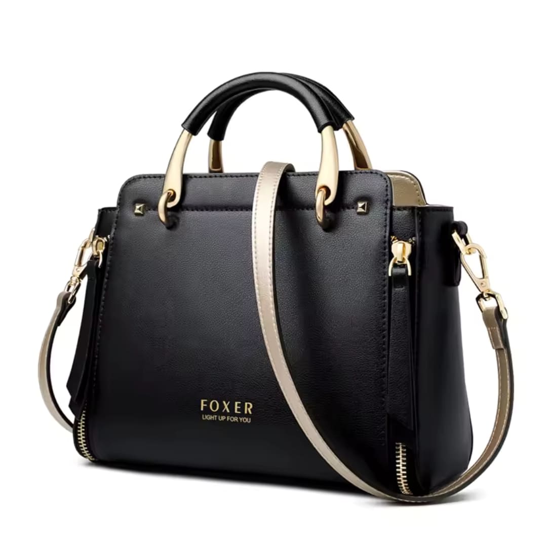Bolsa Feminina  Média Foxer Modelo FoxerPrestige Cabas Black