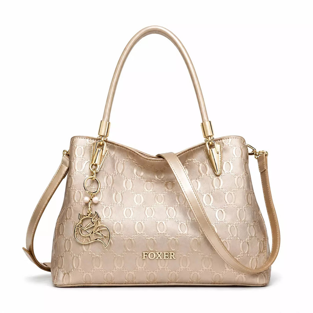 Bolsa Feminina Transversal Foxer Modelo Alma Golden