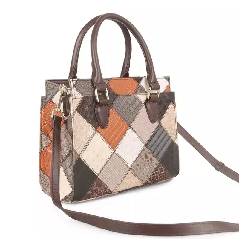bolsa feminina de mao  em couro legitimo 
