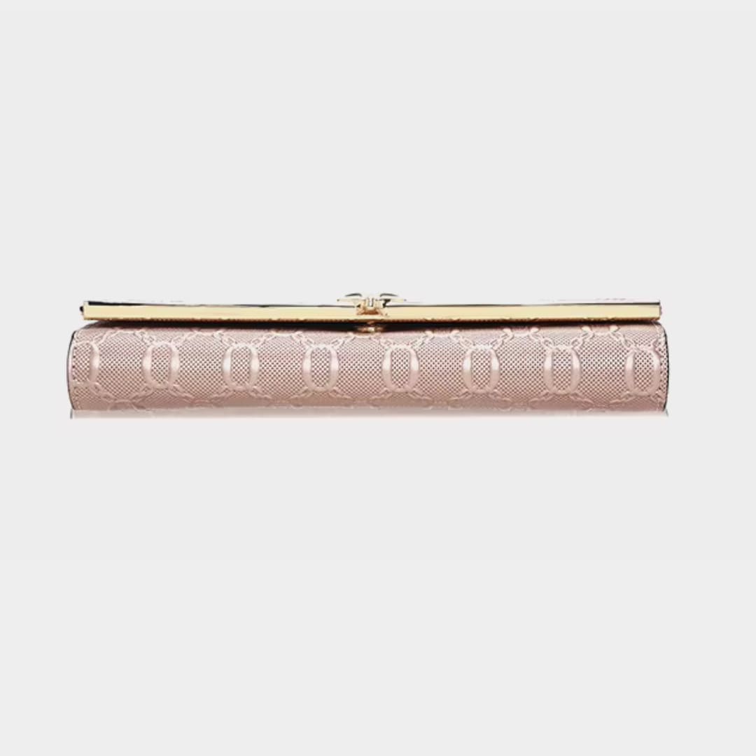 Carteira Feminina Grande Modelo Seluné Rosé