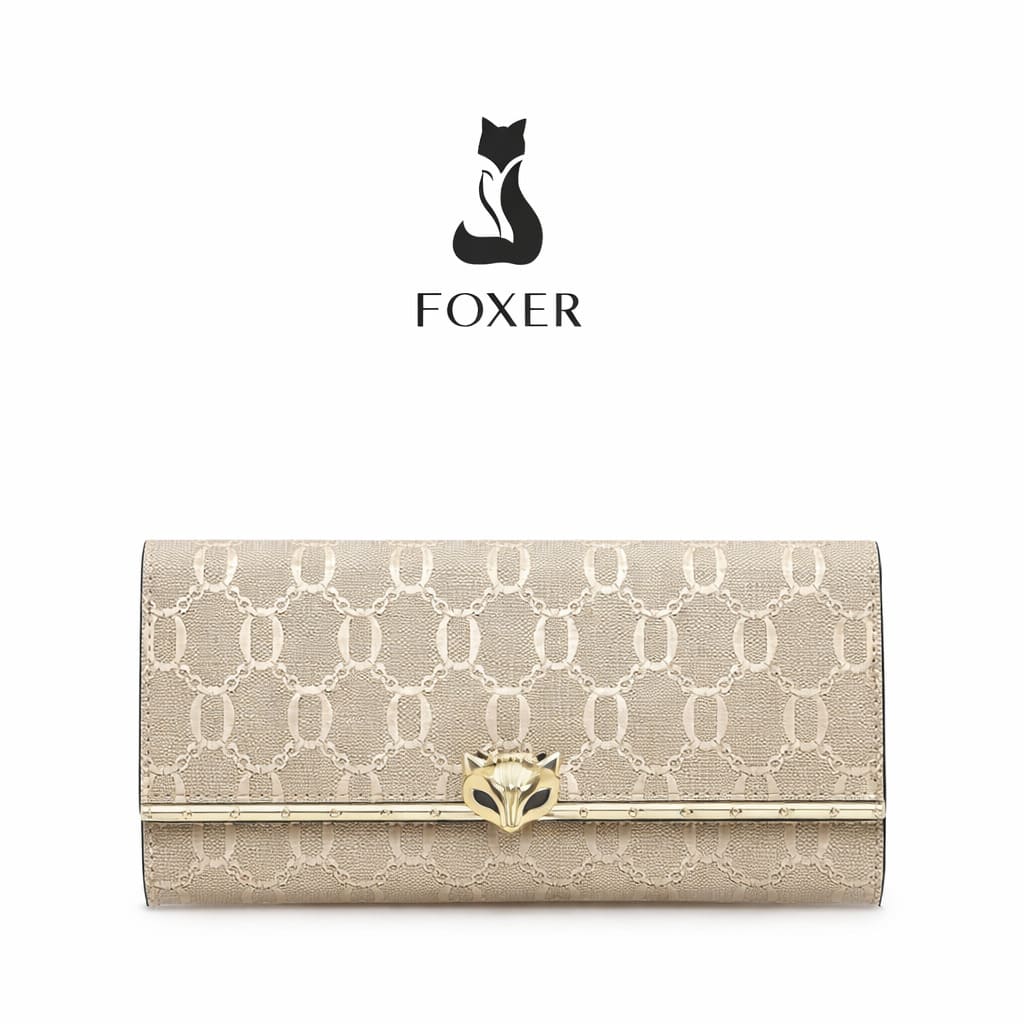 carteira feminina grande Sélune Beige