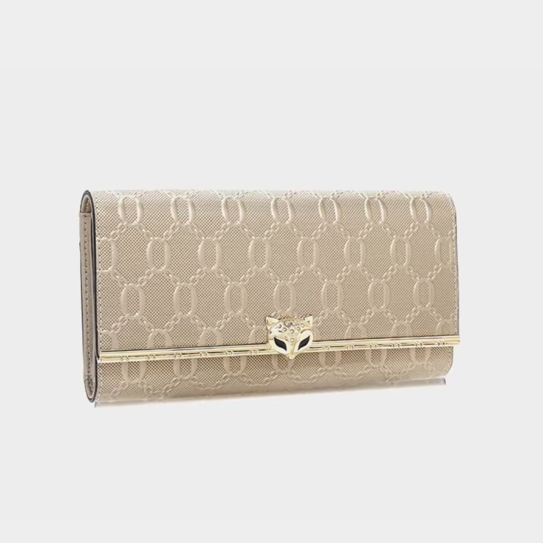 carteira feminina grande foxer selune 1.0