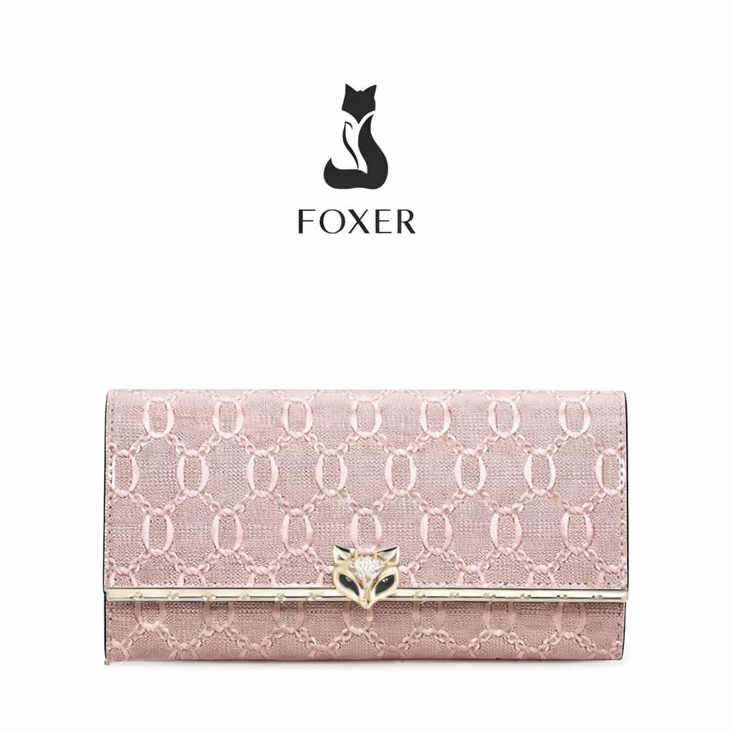 Carteira feminina couro  Seluné Rosé