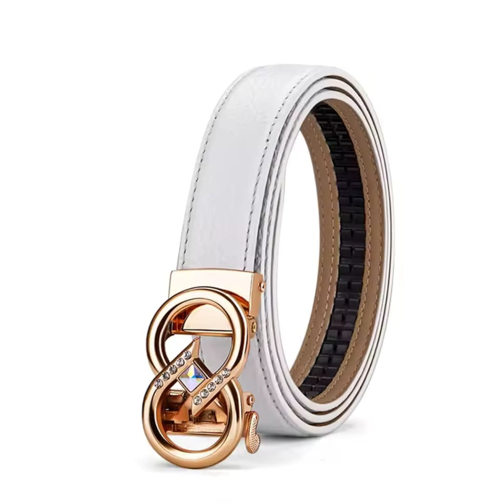 cinto feminino de couro Modelo Arvelli - Linha WilliamPolo 2