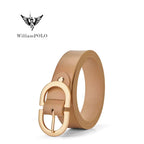 cinto feminino de couro cor nud