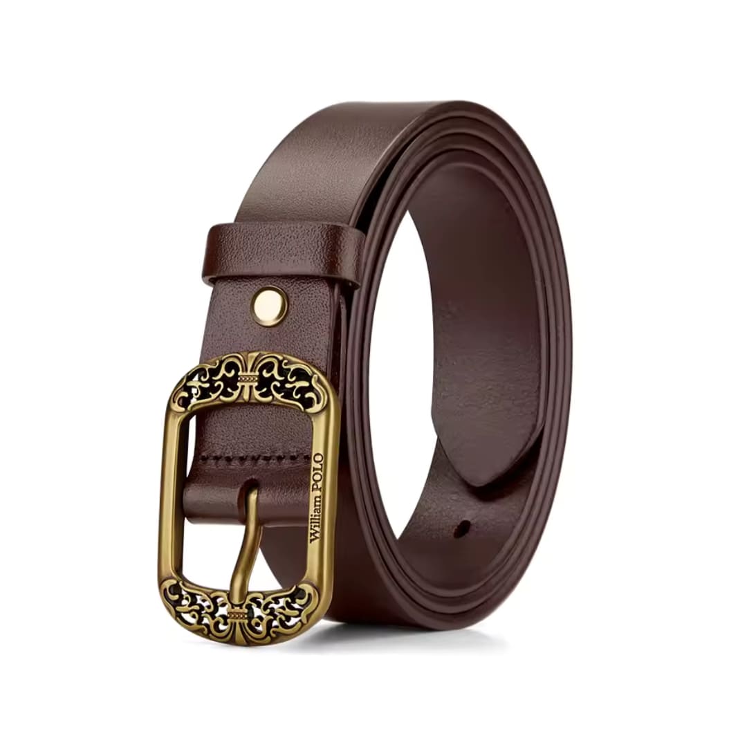 cinto feminino de couro lindo Avenue  Linha William Polo