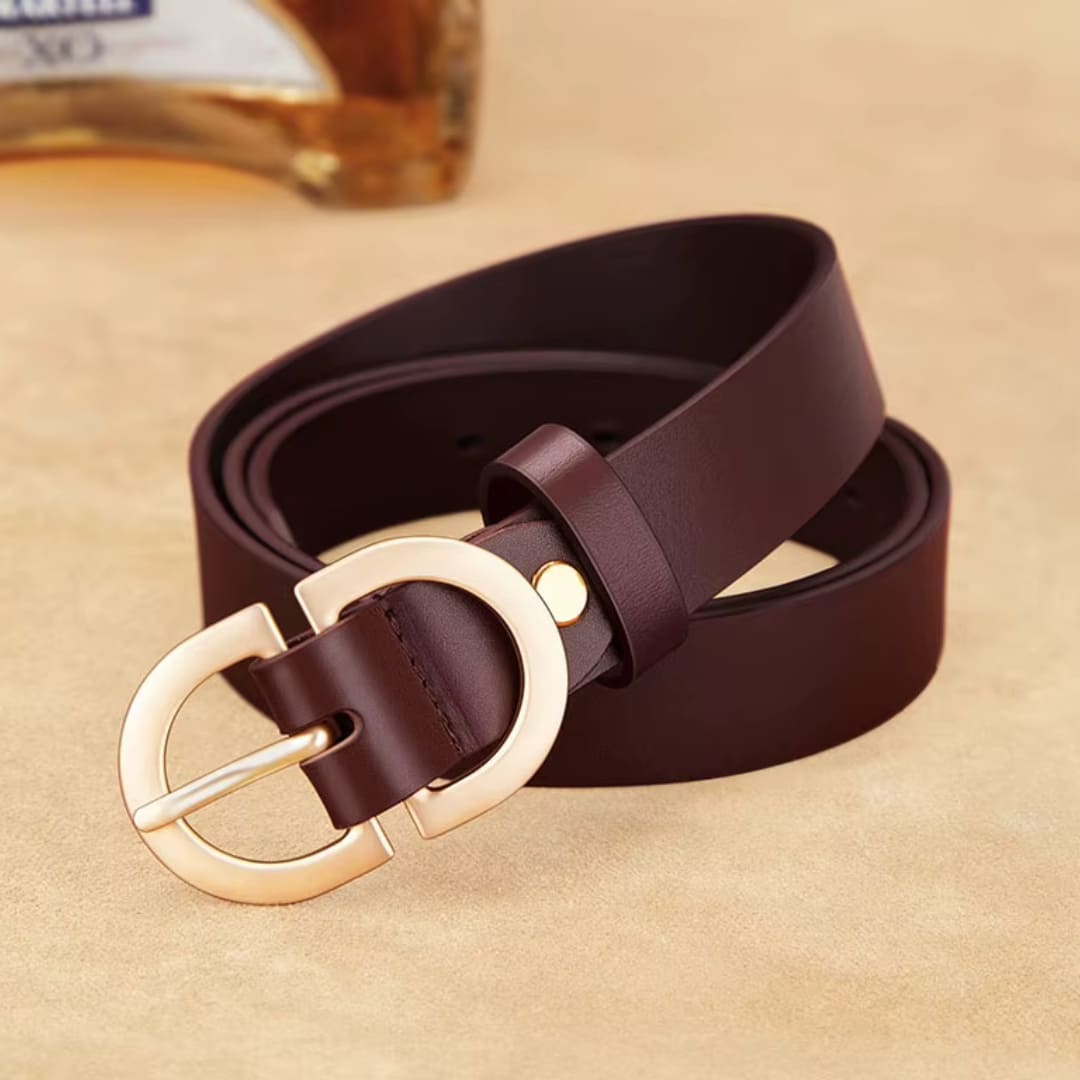cinto feminino de couro william polo 2.0