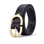 cinto feminino de couro preto 2.3