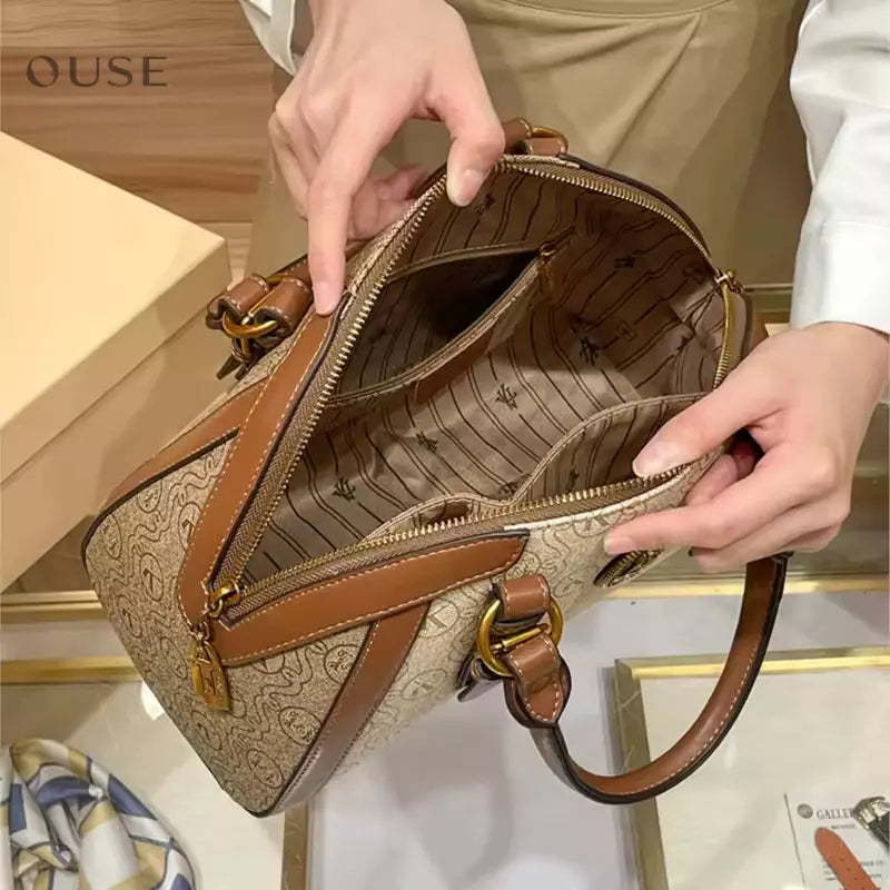bolsa-feminina de luxo compartimentos espaçosos