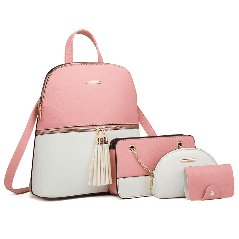 conjunto bolsa mochila feminna zafira2.0