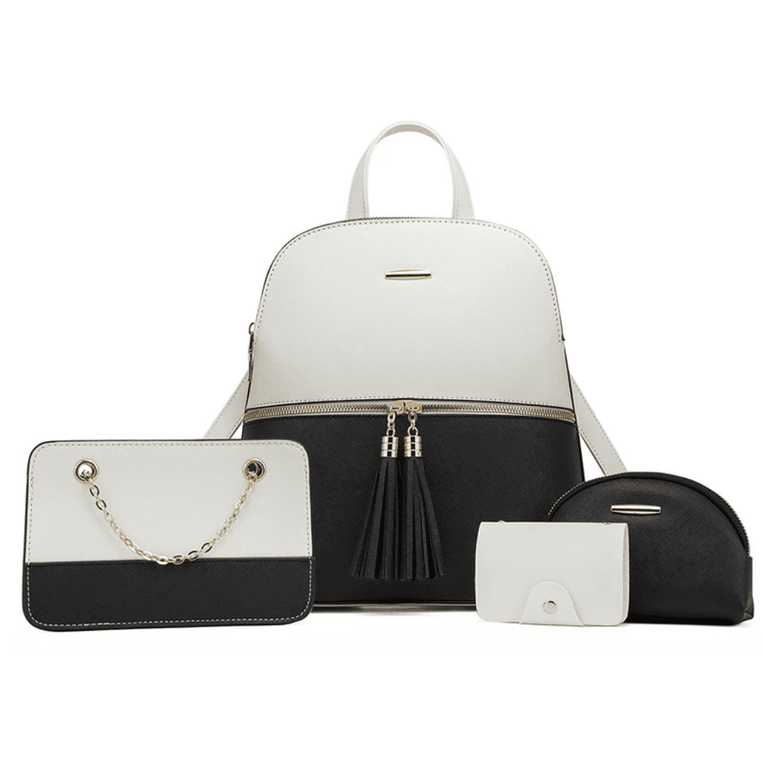 bolsa mochila feminina branco modelo zafira