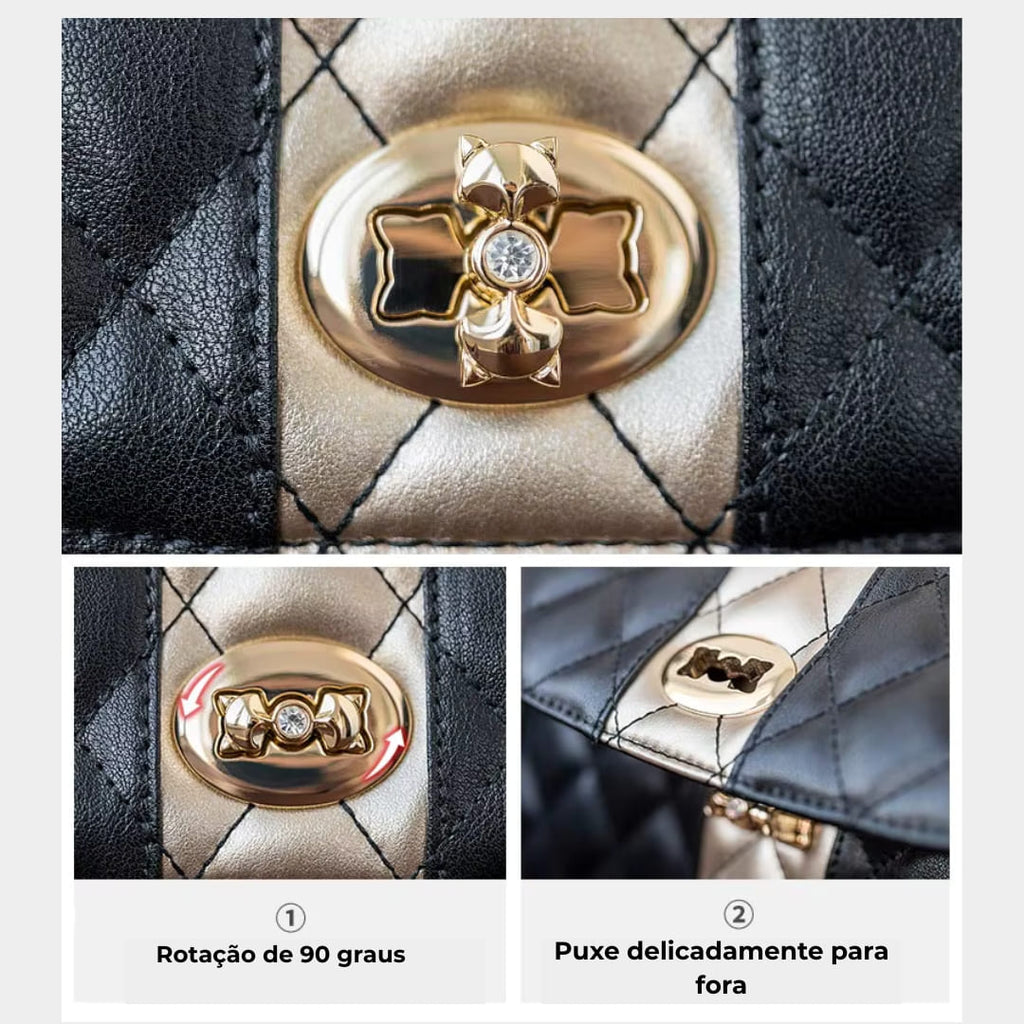 Bolsa Feminina pequena Modelo Foxer Bella Treluxe