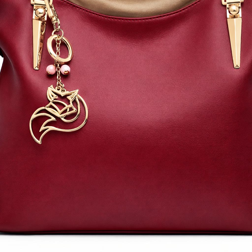 Bolsa Feminina Grande Foxer Mdelo Vallée Red