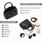 Bolsa Feminina Transversal Foxer Modelo Amélie Black