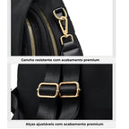 Mochila Feminina Foxer Modelo Bella Lux Black