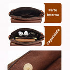 Interior organizado da bolsa FOXER Montrel com compartimentos funcionais