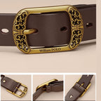cinto feminino original de couro william polo