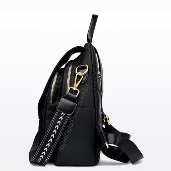 Mochila Feminina Foxer Modelo Bella Lux Black