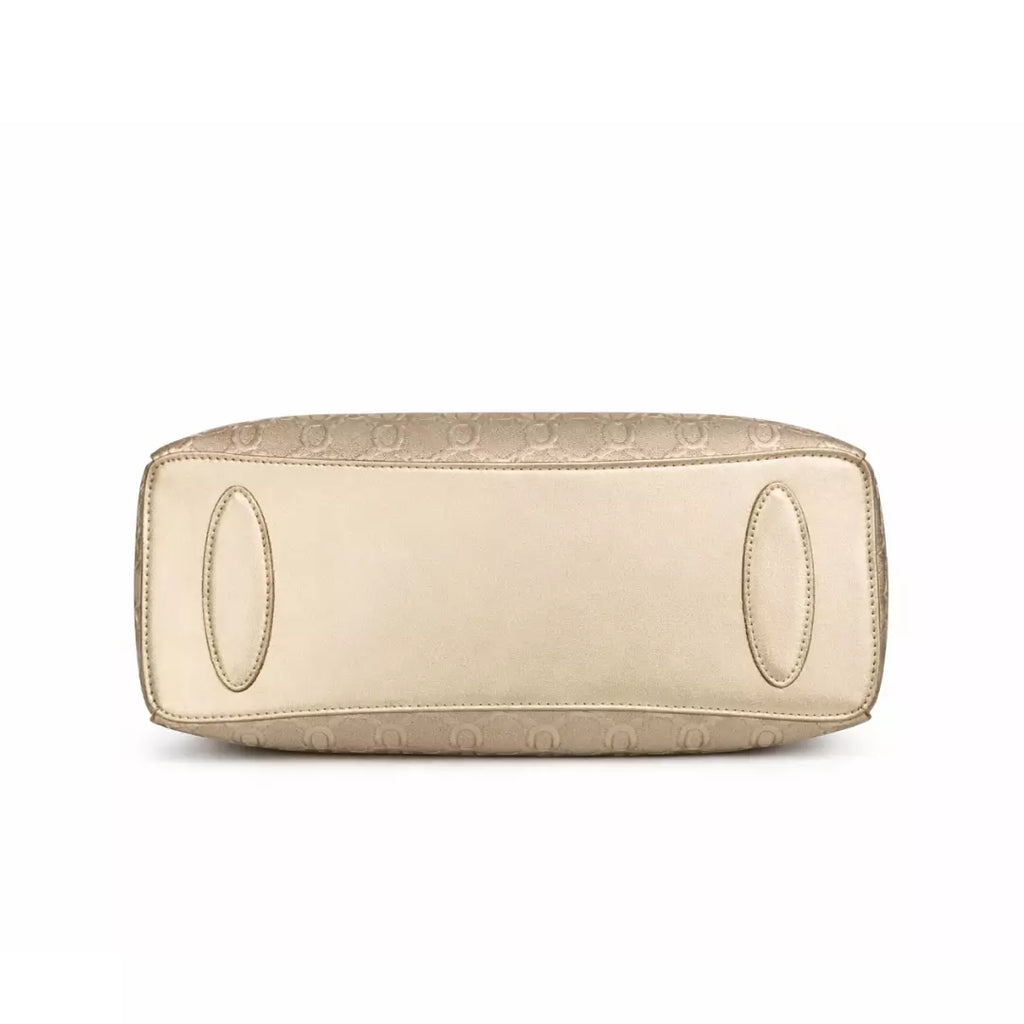 Bolsa Feminina Transversal Foxer Modelo Alma Golden