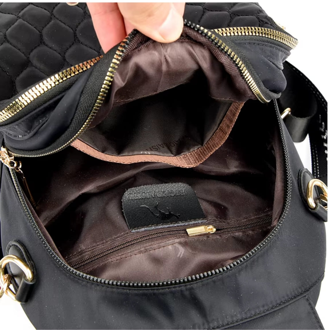 Mochila Feminina Foxer Modelo Bella Lux Black