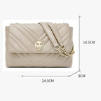 bolsa feminina transversal pequena  camille prestige 8