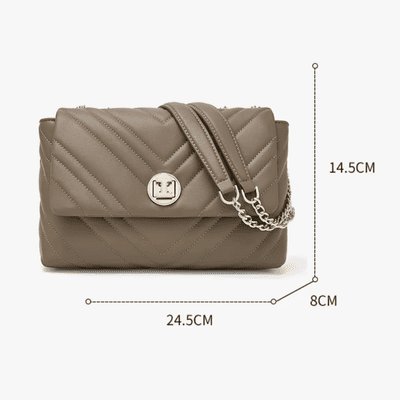 bolsa feminina transversal pequena Camille Prestige 6
