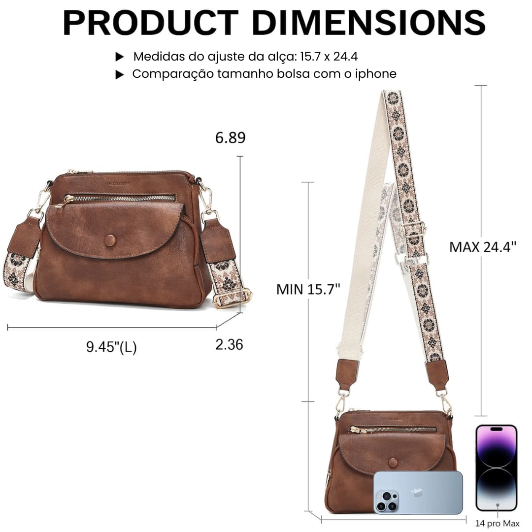 medias do tamanho da Bolsa FOXER Montrel