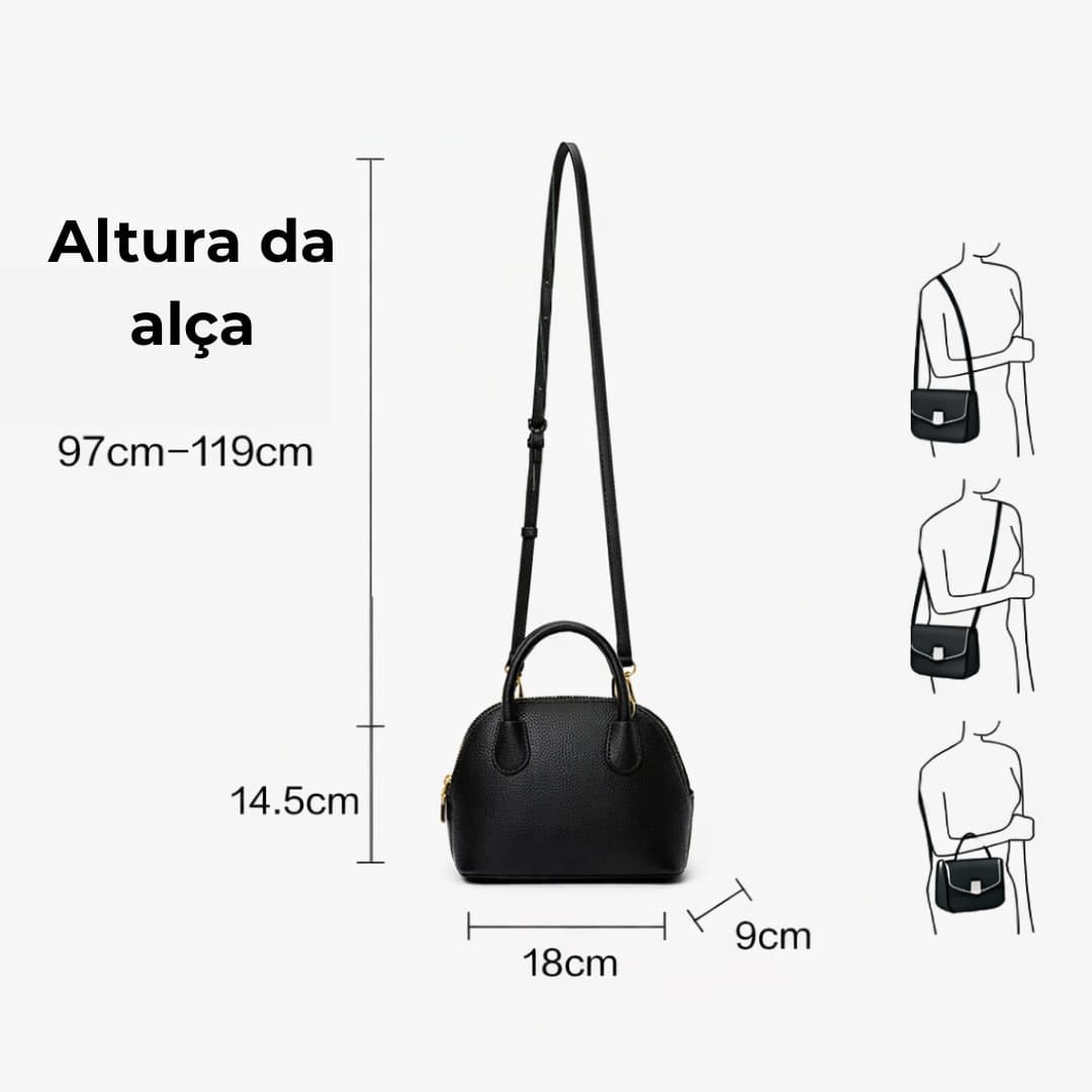 Bolsa Feminina Pequena Foxer Modelo Marcelline Treillis