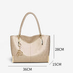 Bolsa Feminina Grande Foxer Modelo Vittora Beige