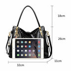 Bolsa Feminina Grande Foxer Modelo Royale Black