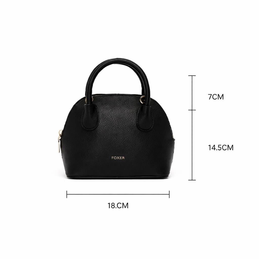 bolsa feminina transversal de couro amelie black 3