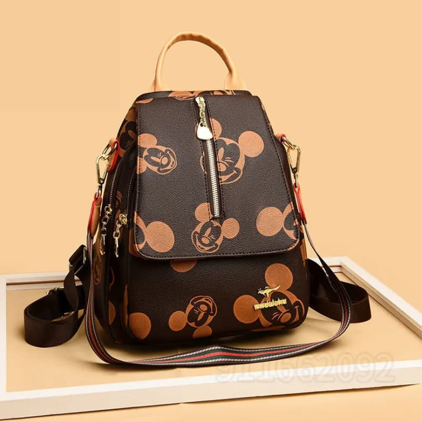 mochila feminina de couro- Mickey Mouse 5