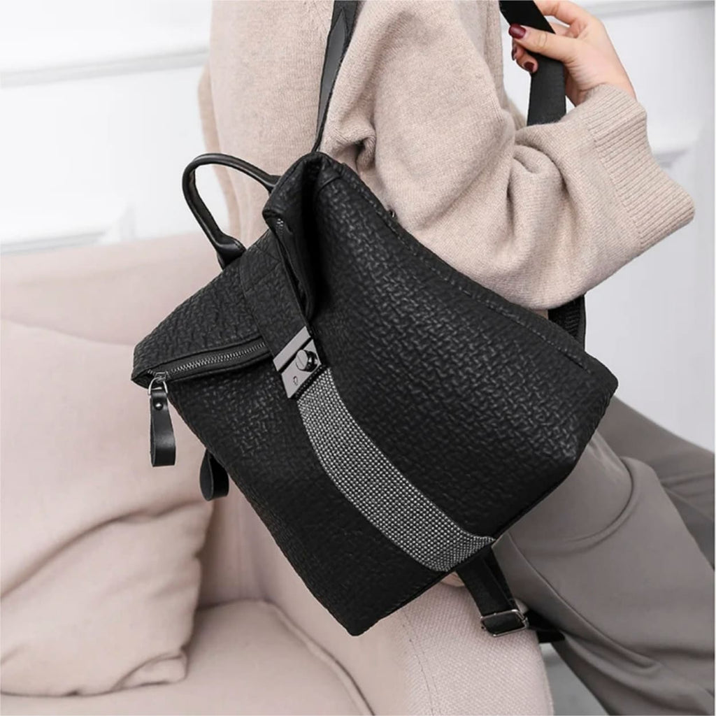 bolsa mochila feminina Foxer Aura Black 6