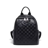 Mochila Feminina De Couro Spine Black