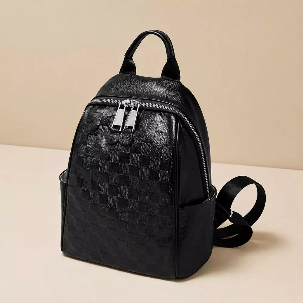mochila feminina de couro elegante feminina