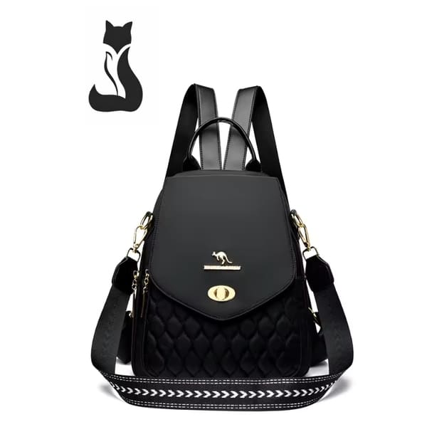 mochila feminina preta- Bella Lux Black