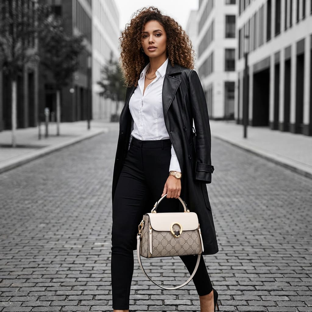 Bolsa Feminina Transversal Foxer Modelo Célinea Gray
