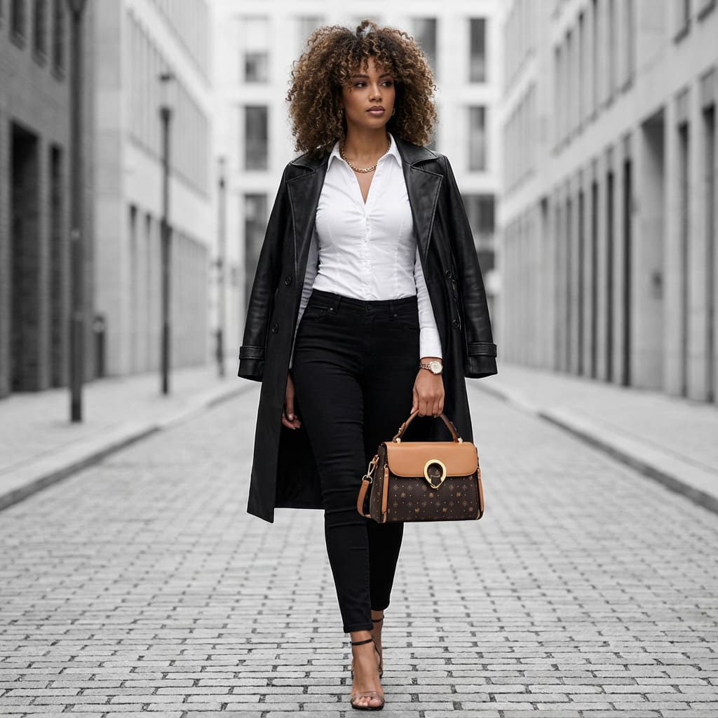 Bolsa Feminina Transversal Foxer Modelo Célinea Brown