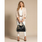 bolsa feminina grande transversal preta 2