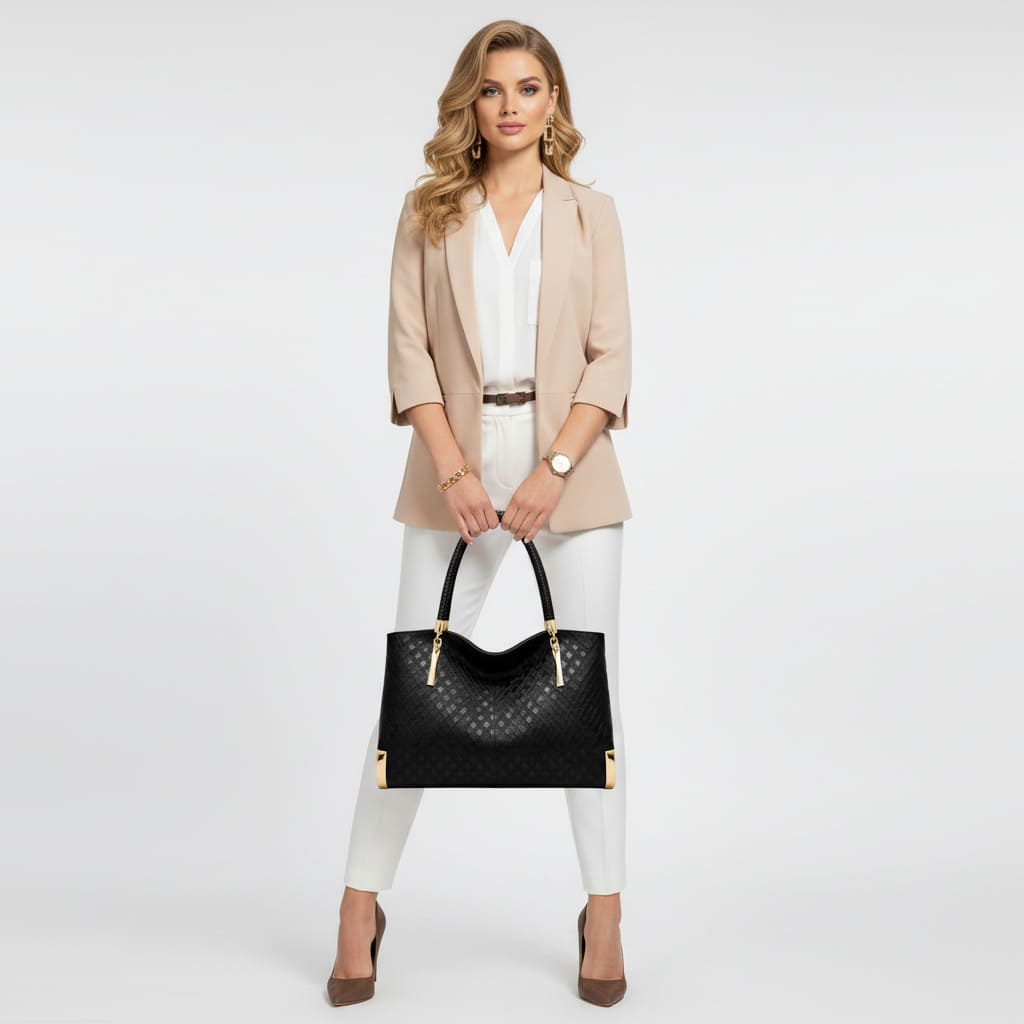 bolsa feminina grande reta 2