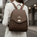 mochila feminina de couro bella 2