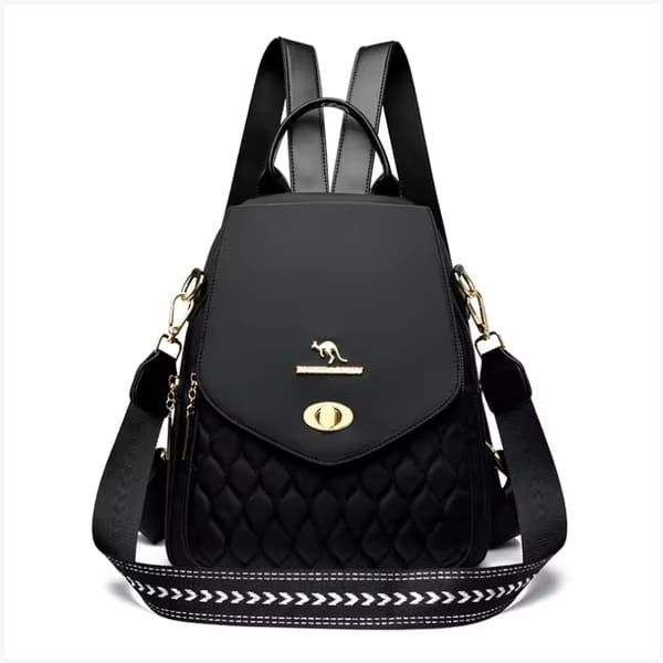 mochila feminina preta-Bella Lux Black 3
