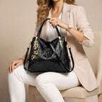 bolsa feminina grande transversal preta