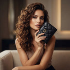 carteira feminina preta Orlène Black
