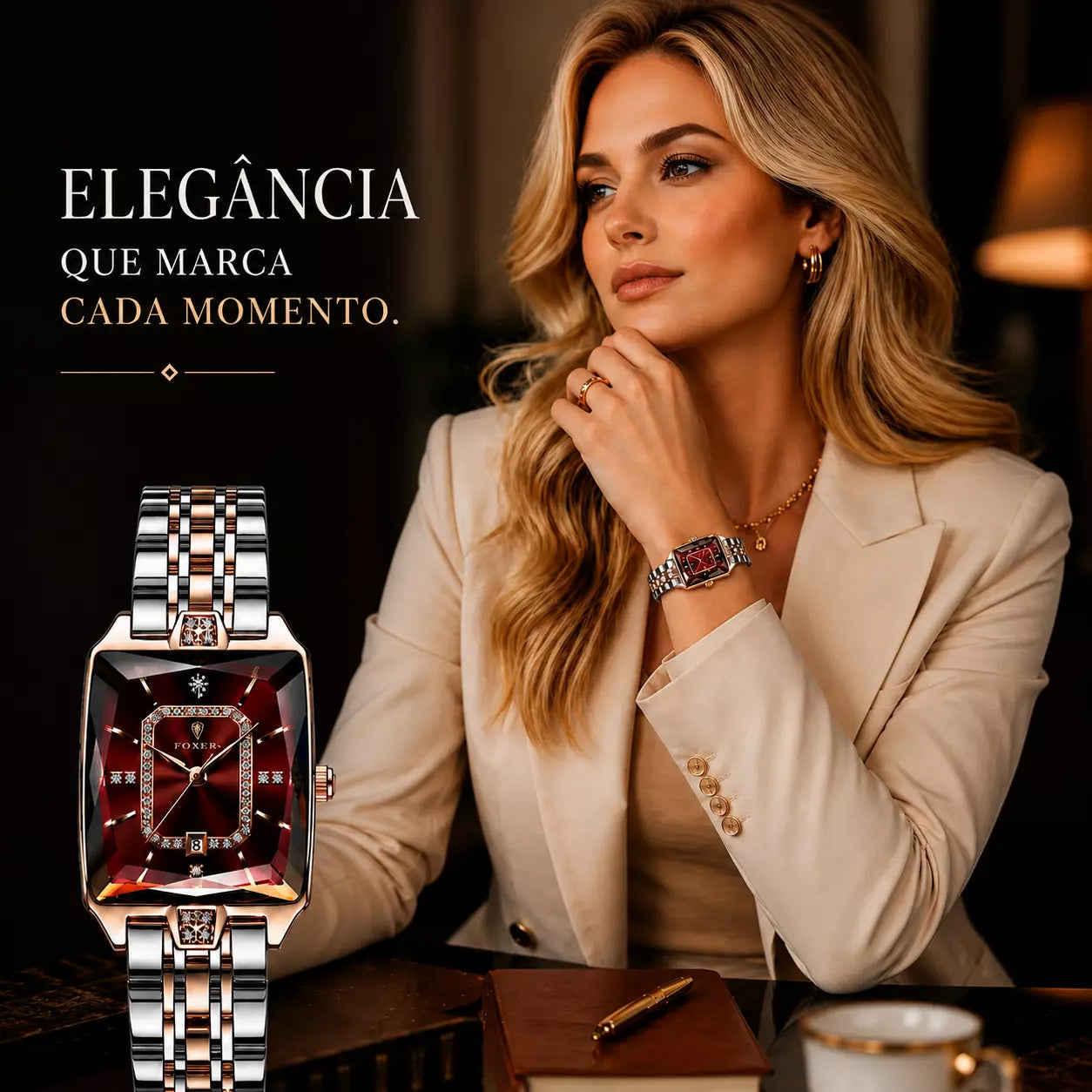 relogio feminino origianl ruby celest