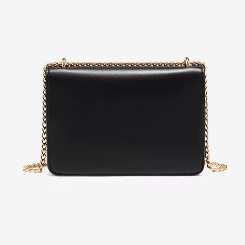 Bolsa Feminina Transversal Pequena Preta Foxer Modelo Arvelle Black