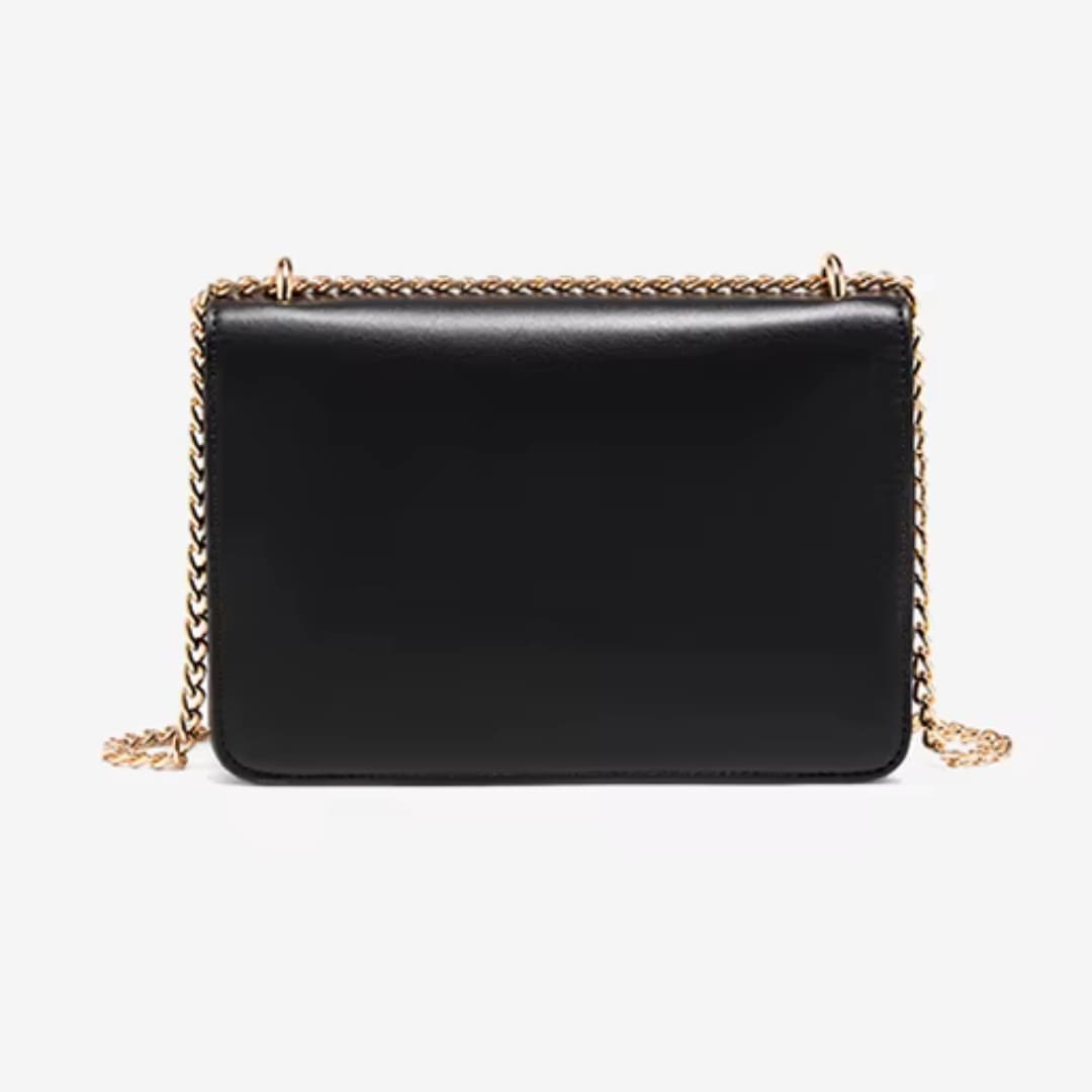 Bolsa Feminina Transversal Pequena Preta Foxer Modelo Arvelle Black